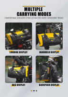 Bolsa Seca Para Motocicleta 40L 66L Impermeable Bolsa De Viaje Para Asiento Trasero De Motocicleta Bolsa De Mano Deportiva De PVC Para Exterior - details 9