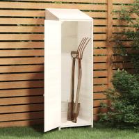 Cobertizo de jardín madera maciza de abeto blanco 55x52x174,5cm Decoración de muebles de jardín al aire libre - details 2