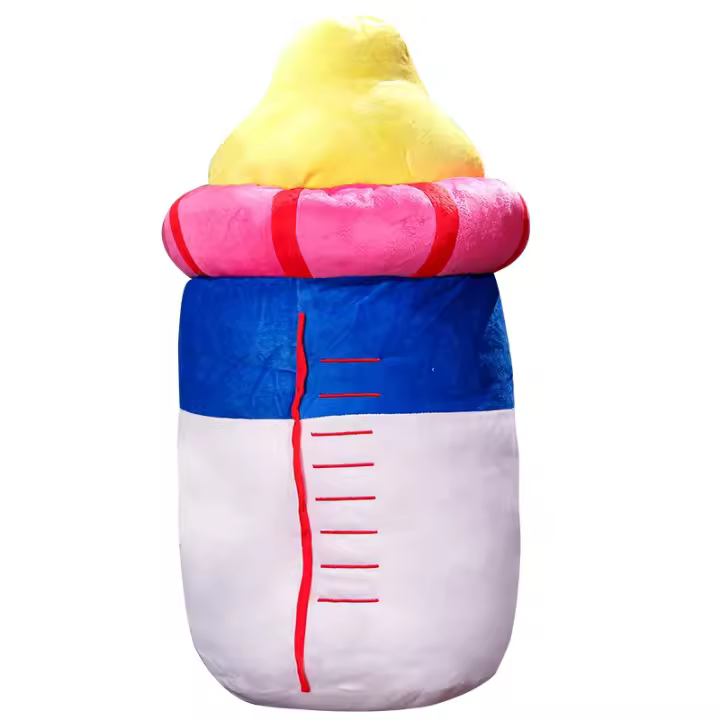 Juguete De Peluche Bebé Botella Suave Almohada De Bebé Cojín Para Niños Juguete De Peluche Para Celebración De Niños - 1