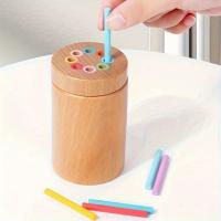 Juguetes De Desarrollo Infantil Montessori De Madera Con Colores Para Bebés Juego De Alineación Sensorial Para El Desarrollo De Los Movimientos Finos De Los Niños De 3 a 6 Años - details 4