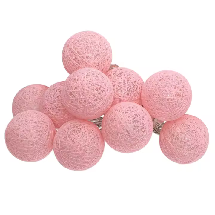 Atmosphera Guirnalda LED 10 Bolas Rosa D6 - Luces LED Relajantes - 1