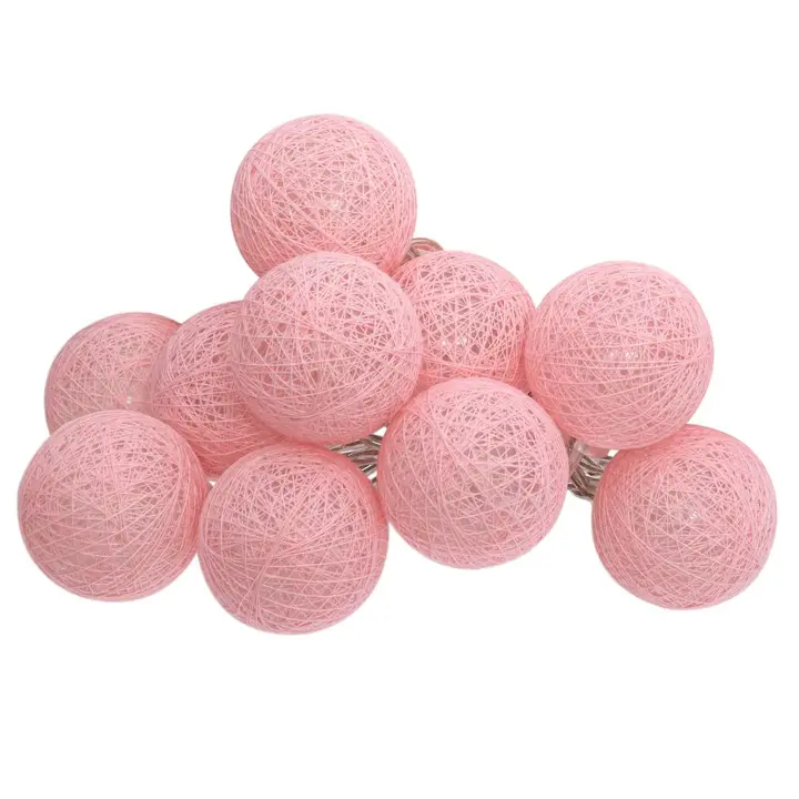 Atmosphera Guirnalda LED 10 Bolas Rosa D6 - Luces LED Relajantes - 1