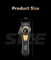 Kit De Pelacabelos Recargable Kemei Profesional Con Cuchilla DLC KM-2242 KM-2351 KM-3209 Trimmer Eléctrico Para Hombres Barbería Corte Seco Y Húmedo Indicación De Carga Tiempo De Carga 3H Y Uso 160Mins - details 9