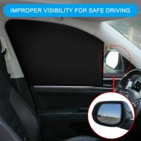 Protector De Sol Para Coche Con Magnéticos Cortinas De Protección UV Cortina De Ventana Dual Lados Auto Sunshade Accesorios DIY - details 5