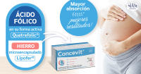 CONCEVIT® Embarazo  Folato Activo, Hierro, Vitaminas y Minerales Esenciales  Para Preconcepción, Gestación y Lactancia  40 Cápsulas Blandas con Zinc, Omega 3, Vitaminas D y C - details 0
