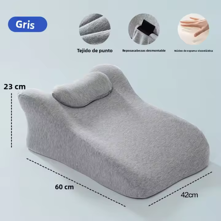 Almohada Multifuncional Para Dormir En La Cama Recumbente Almohada De Memoria De Poliéster 100% Cojín Para Posición De Descanso En La Cama - 1