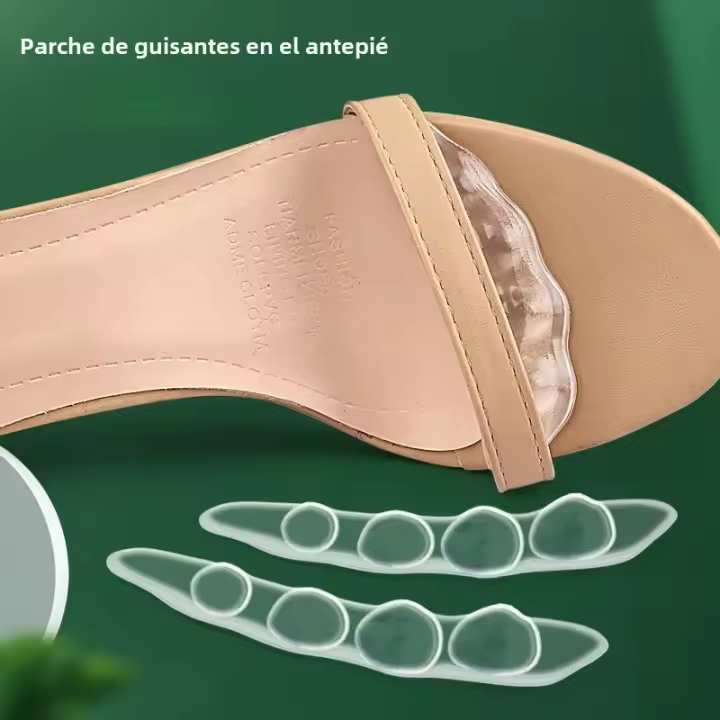 Nuevos Almohadillas De Silicona GEL Para Punta Del Pie Antideslizantes Para Sandalias Y Zapatos Cómodas Absorción De Choque Cuidado Del Pie - 1
