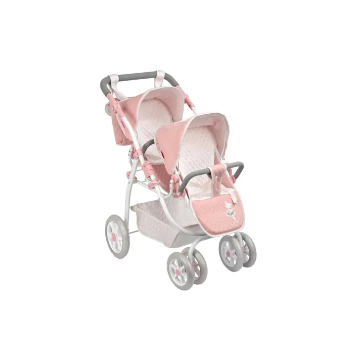 Coche gemelar Universe con bolso 45x70x73 cm (Altura manillar: 47-77 cm)-Arias 40854 - 1