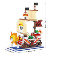Barco Pirata De Miniatura De Coleccionista Único Tema De Aventura Juguete Para Enthusiasts Ideal Regalo Para Adultos Sin Batería Hecho De Plástico ABS - details 7