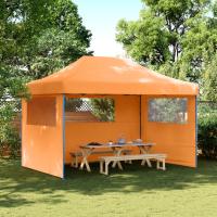 vidaXL Tienda de fiesta plegable Pop-Up 3 paredes laterales tienda Color Burdeos,  orange,  Beige y mas - details 1
