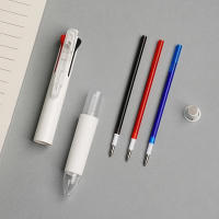 Juego De 3 En 1 De Bolígrafos Mágicos Con Tinta Erasable 0.5mm Negro/Azul/Rojo Material Plástico Para Escuela Y Oficina - details 3