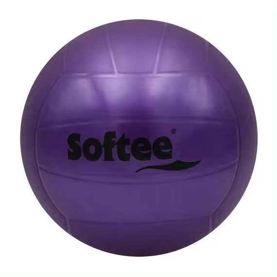 Pelota Polivalente Lisa Soft 140 mm Amarillo Fluor - 1