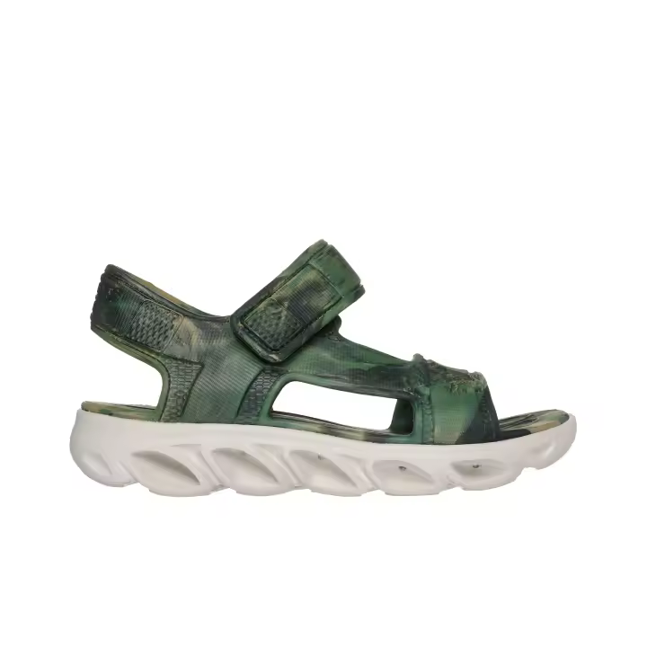 Skechers 406706L_CAMO Sandalias deportivas para niño verdes en sintético 80326 - 1