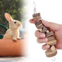Juguete Masticable Para Conejos Y Hamsters Hecho De Madera Natural Para Moler Los Dientes De Animales Pequeños Como Guineapicos Y Sapos - details 8