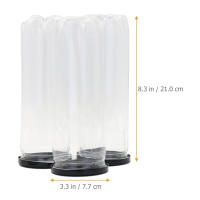 3pcs Contenedor De Bolas De Tenis Resistente Al Desgaste Botella De Almacenamiento De Bolas De Plástico Organizador Práctico Para Deportes - details 3