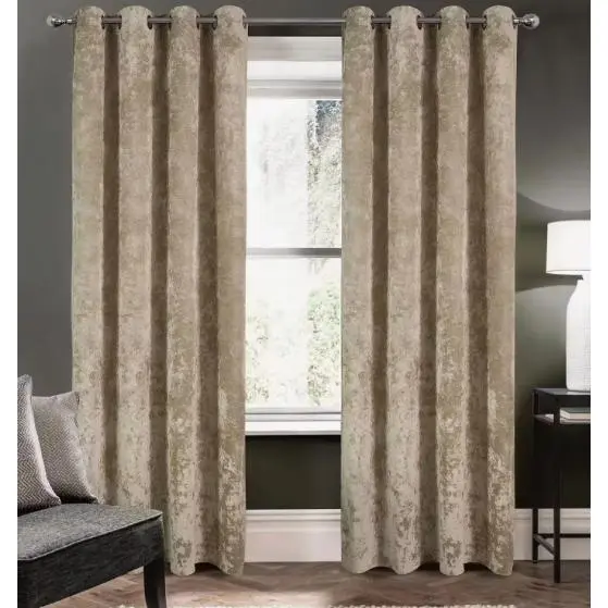 Cortina Terciopelo Poliéster Cortina 140x260cm - Gruesa y Suave - Diseño Moderno - Ojales de Metal - 1 PIEZA - 1