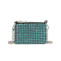 Bolso De Hombro Mini Jiomay Para Mujer Diseñador Lujo 2024 Con Diamantes Y Cadena Bolso De Fiesta Versátil Para Labial - details 5