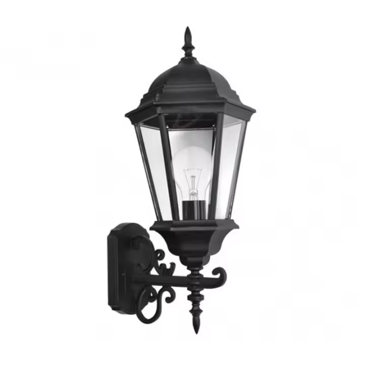 FABRILAMP Aplique Exterior Aluminio Regulus 1xe27 Negro - Faroles - 1