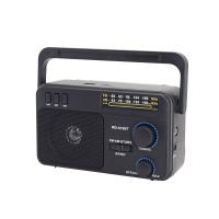 Radio AM FM Con Transistor Onda Corta Potenciada Por 3V Dos Baterías O Hogar Gran Tapa Para Uso Interior Y Exterior - details 6