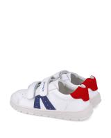 Deportivas de piel Barefoot respetuosas de Garvalín para niño color blanco mod. 252507-A057 - details 1