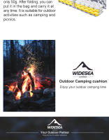 Manta Plegable Ultraligera Widesea Para Camping Y Picnic Material XPE Antigua Silla De Almohadilla De Sentar Impermeable Para Senderismo Y Turismo - details 5