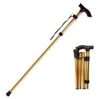 Palo De Camuflaje Unisex Para Senderismo Camping Montañismo Telescopio Batón Plegable Manzana Antideslizante Aluminio T-Manija - details 11