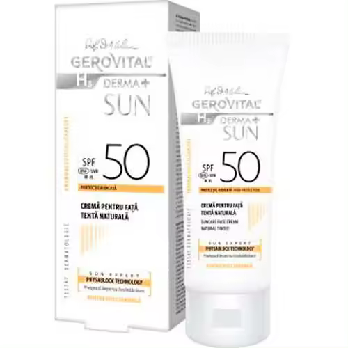 Gerovital H3 (Dra. Ana Aslan) Gerovital Crema Solar Spf50 Tono Natural 50Ml. - 1