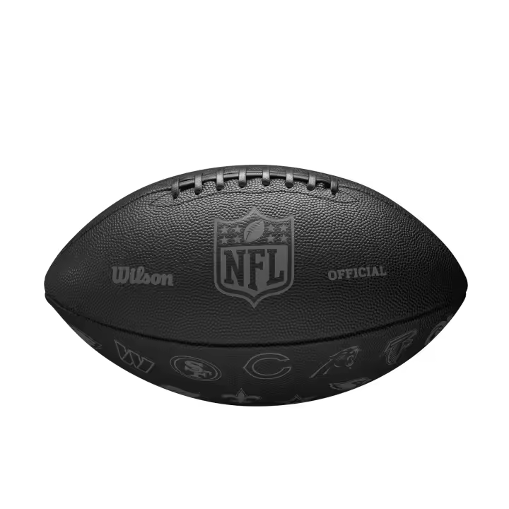 Balón Fútbol Americano Wilson NFL 32 Team Negro - 1