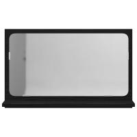 Espejo de baño vidaXL Negro Roble 60x10,5x37 cm Madera de ingeniería - details 4