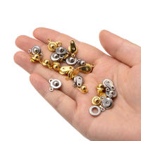 5pcs Cierres De Hebilla Redonda De Acero Inoxidable Para Joyería DIY Accesorios De Conector Para Collares Y Pulseras Herramientas De Manualidades - details 5