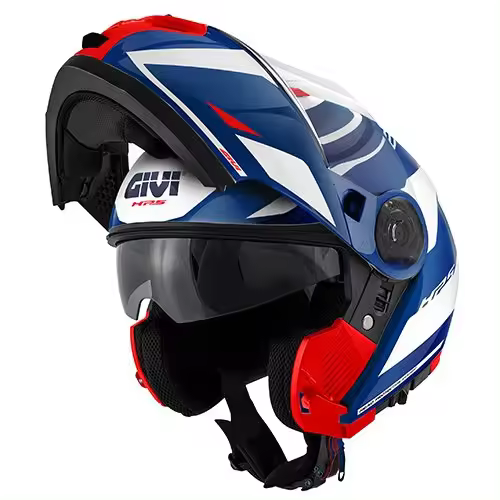Casco Modular Givi X21 Number Azul Blanco Rojo - 1