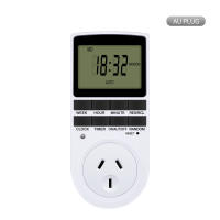 Temporizador Digital Electrónico Para Cocina Con Enchufe De Salida 230V 110V 12/24 Horas Ciclables Programables Con Enchufe EU FR US UK AU - details 14