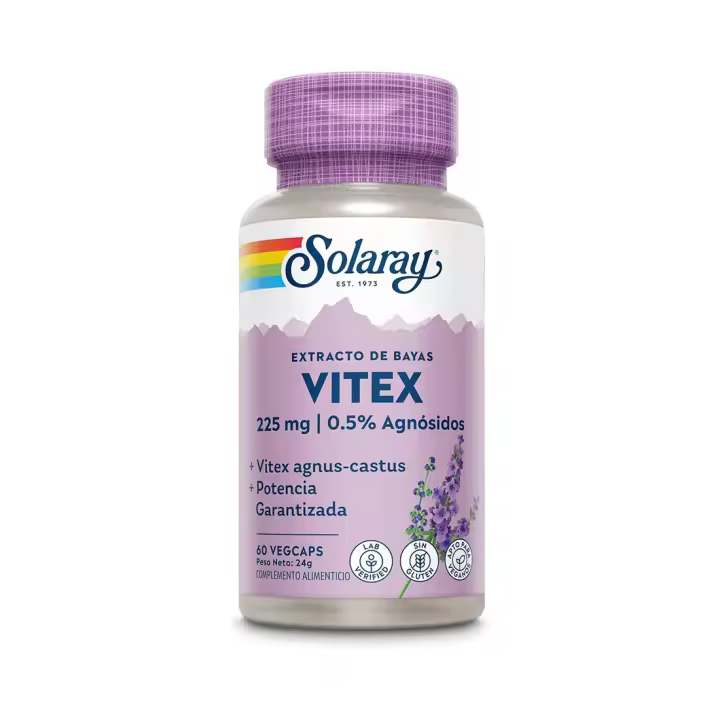 Solaray - VITEX (SAUZGATILLO) - 60 VEGCAPS - 1