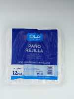 Pla Albert Bayetas paño 40x40 rejilla blanca algodón Pack 12 unidades - details 0