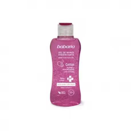 BABARIA GEL DE MANOS HIGIENIZANTE COTTON 70 % ALCOHOL TACTO SEDA 50 ML - 1
