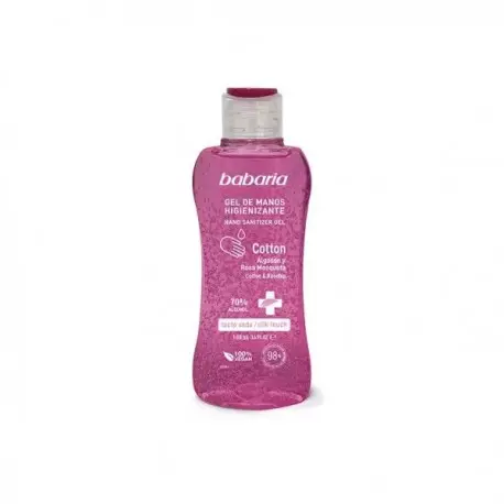 BABARIA GEL DE MANOS HIGIENIZANTE COTTON 70 % ALCOHOL TACTO SEDA 50 ML - 1