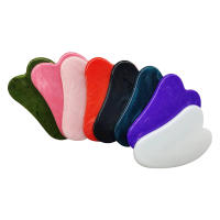 Piedra De Masaje De Cuarzo Rosa Natural Gua Sha Para Rostro Y Cuello Herramienta De Cuidado De La Piel Lifting Y Eliminador De Arrugas - details 2