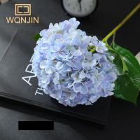 Nueva Simulación De Seda De Gran Tamaño Flor De Hydrangea Estilo Europeo Decoración Para El Hogar Y Boda Arreglo De Piso - details 8