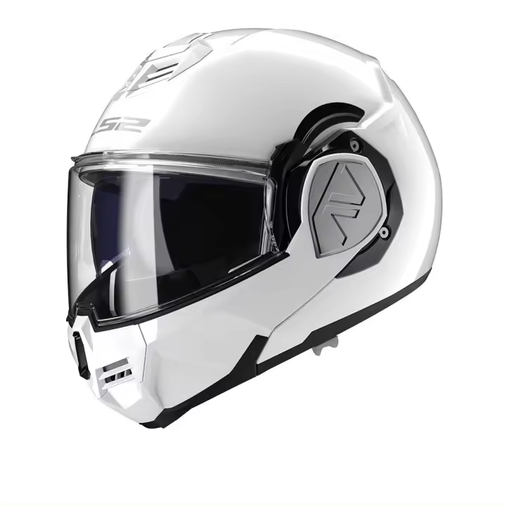 Casco Modular LS2 Advant Solid White Glossy 2206 - 1
