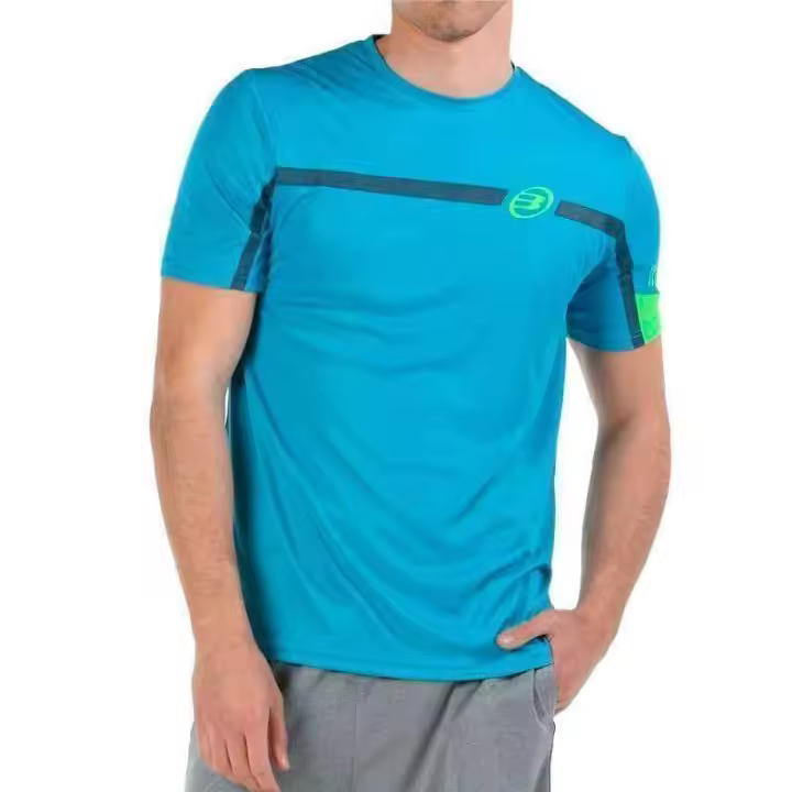 Camiseta Bullpadel Camila Cyan - 1