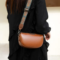 Bolso de cuero Genuino de Cera de cuero para Mujer, Bandolera Vintage de cuero de Vaca, Color sólido - details 4