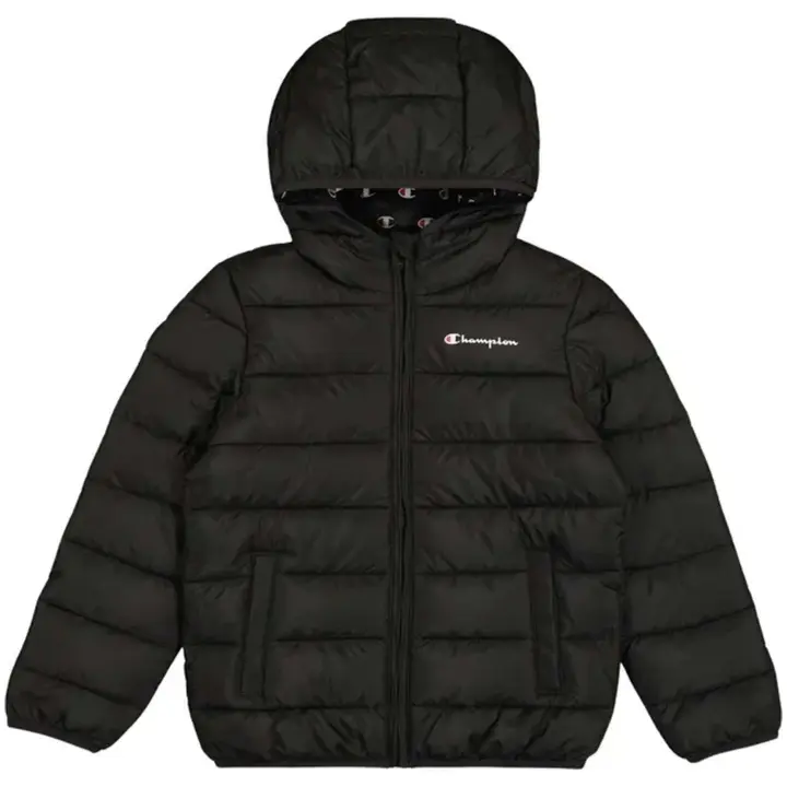 Cazadora marca Champion modelo 306868-KK001 para junior en color negro - 1