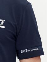 Polo Emporio Armani EA7 3DPF19 PJ04Z 1554 navy blue - details 1