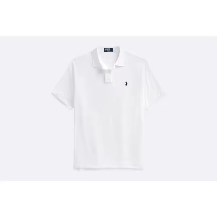 POLO RALPH LAUREN Polo blanco de manga corta - Textura toalla - Para Hombre - 1