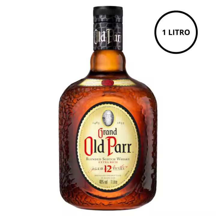 Old Parr Aged 12 Years, Whisky Escocés Blended 1L - 1
