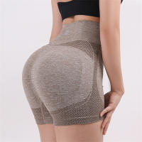 Shorts De Verano Para Mujer Cintura Alta Yoga Workout Leggings Scrunch Butt Elastic Casual Deporte Fitness Sin Costuras - details 16