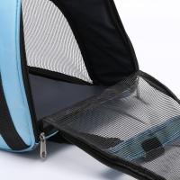POWER Transportín para Mascotas con Lados Suaves para Perros y Gatos, Bolsa de Viaje Azul - details 2