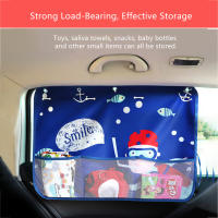 Cortina De Sol Para Ventanas Laterales De Coche Con Protección UV Y Bolsillo De Almacenamiento Visera Ajustable Para Bebé Diseño De Dibujos Animados - details 5