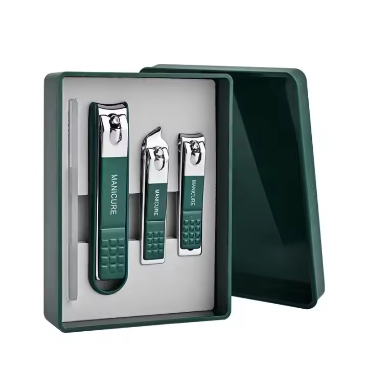 Juego De Tijeras Para Uñas De Alta Calidad Para Hombres Y Mujeres Herramientas De Pedicura Universales Portátiles De Acero Inoxidable - 1