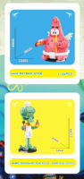 Bloques De Construcción Spongebob Krusty Krab Casa De Naranja Squidward Habitación Patrick Star Escenas Figura Modelo Anime Juguete Regalo Para Adultos Y Niños - details 4